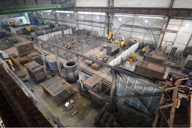 Котел 350 кВт уголь дрова - производство