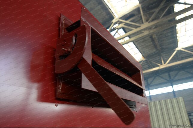 Шибер газохода к угольному котлу 0.9 МВт