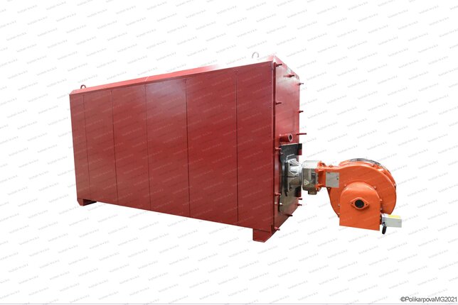 Газовый котел 1.1 МВт промышленный