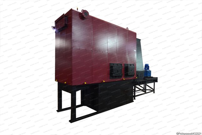 Котел на опилках 1250 кВт твердотопливный