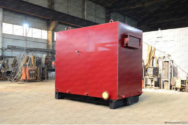 Котел на дровах 0.5 МВт промышленный
