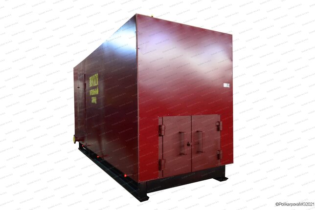 На древесных отходах котел 0.25 МВт